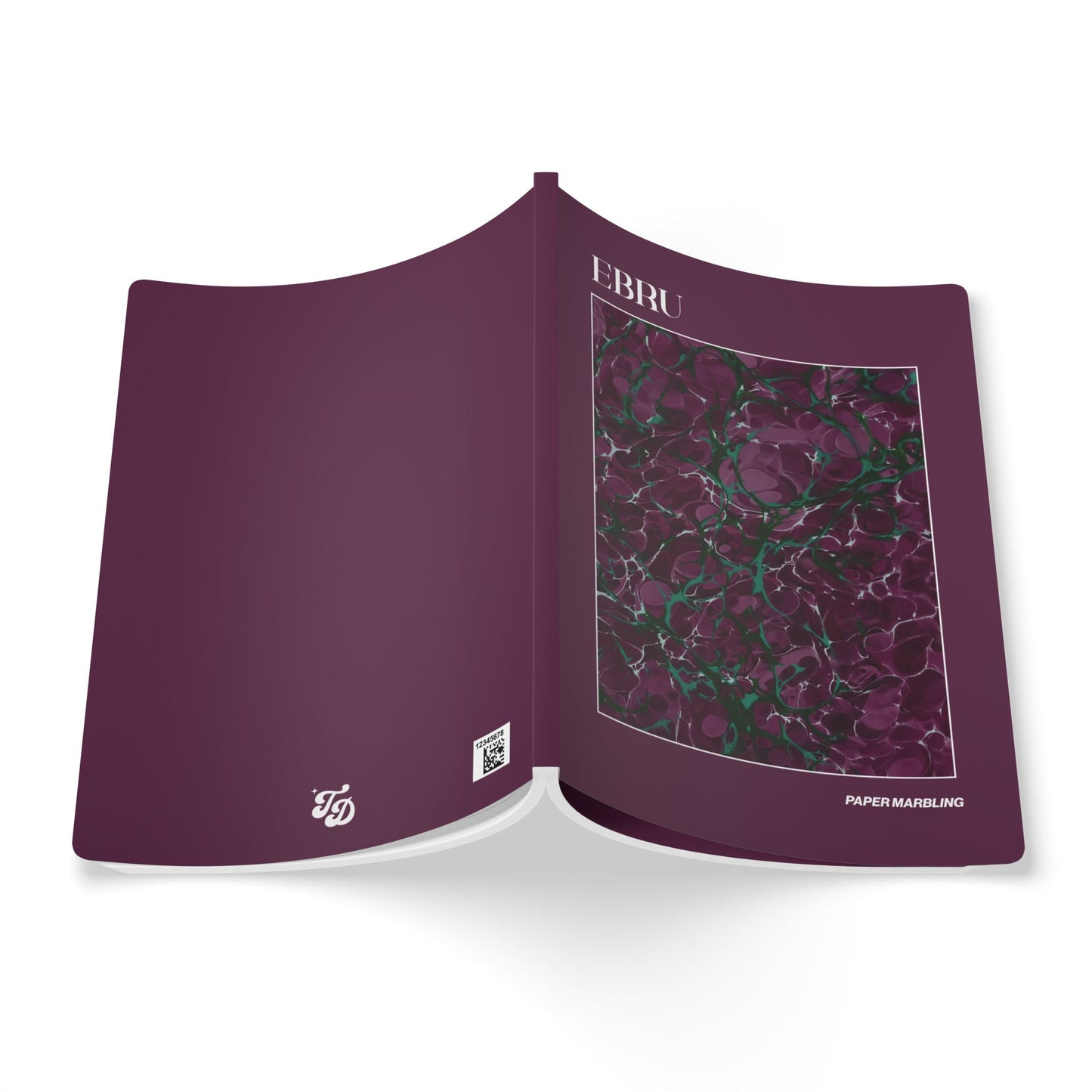 TD Ebru Plum Jade Edition - Softcover Journal