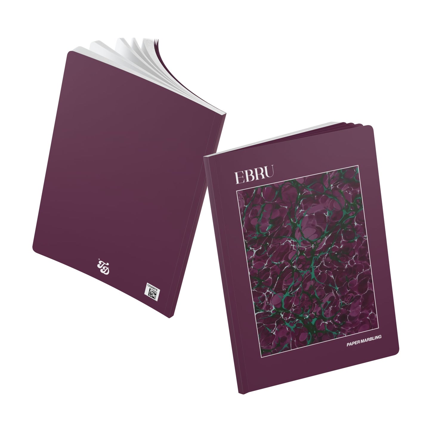 TD Ebru Plum Jade Edition - Softcover Journal