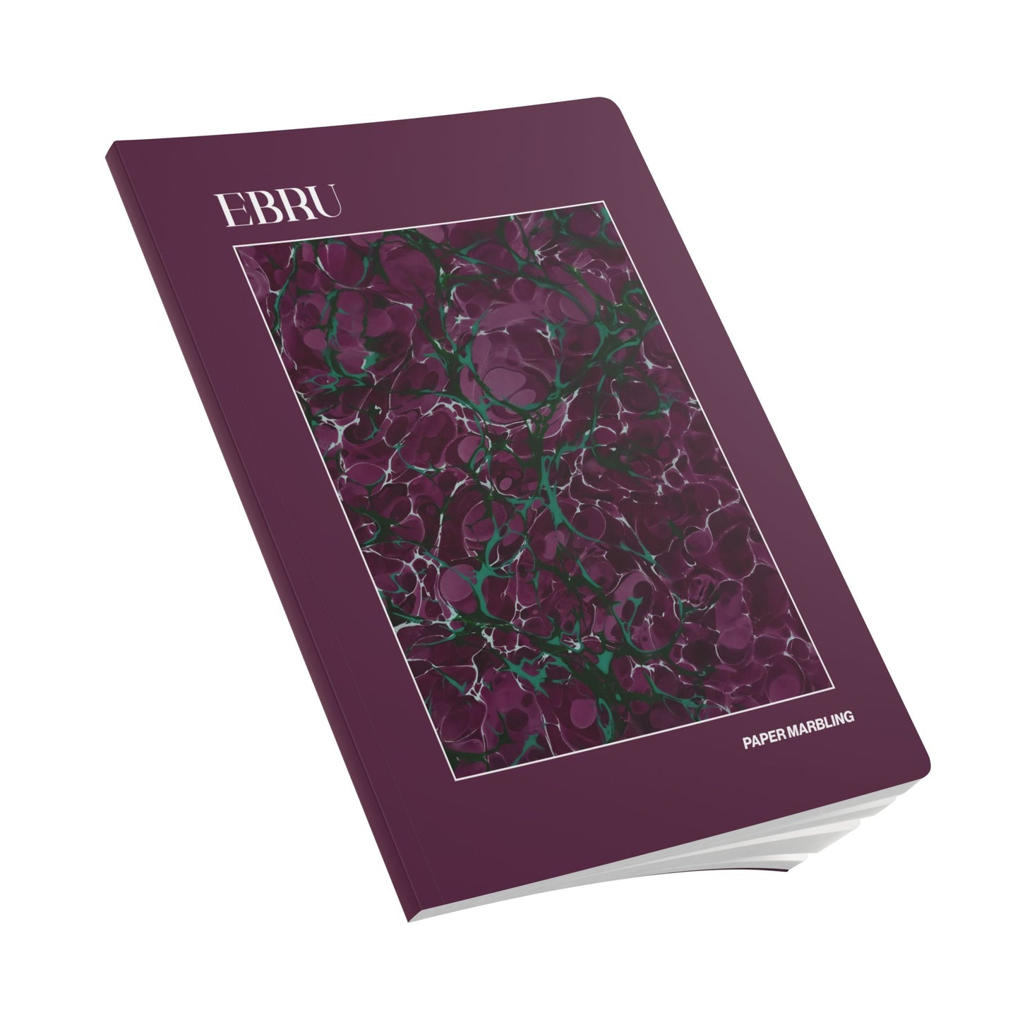 TD Ebru Plum Jade Edition - Softcover Journal
