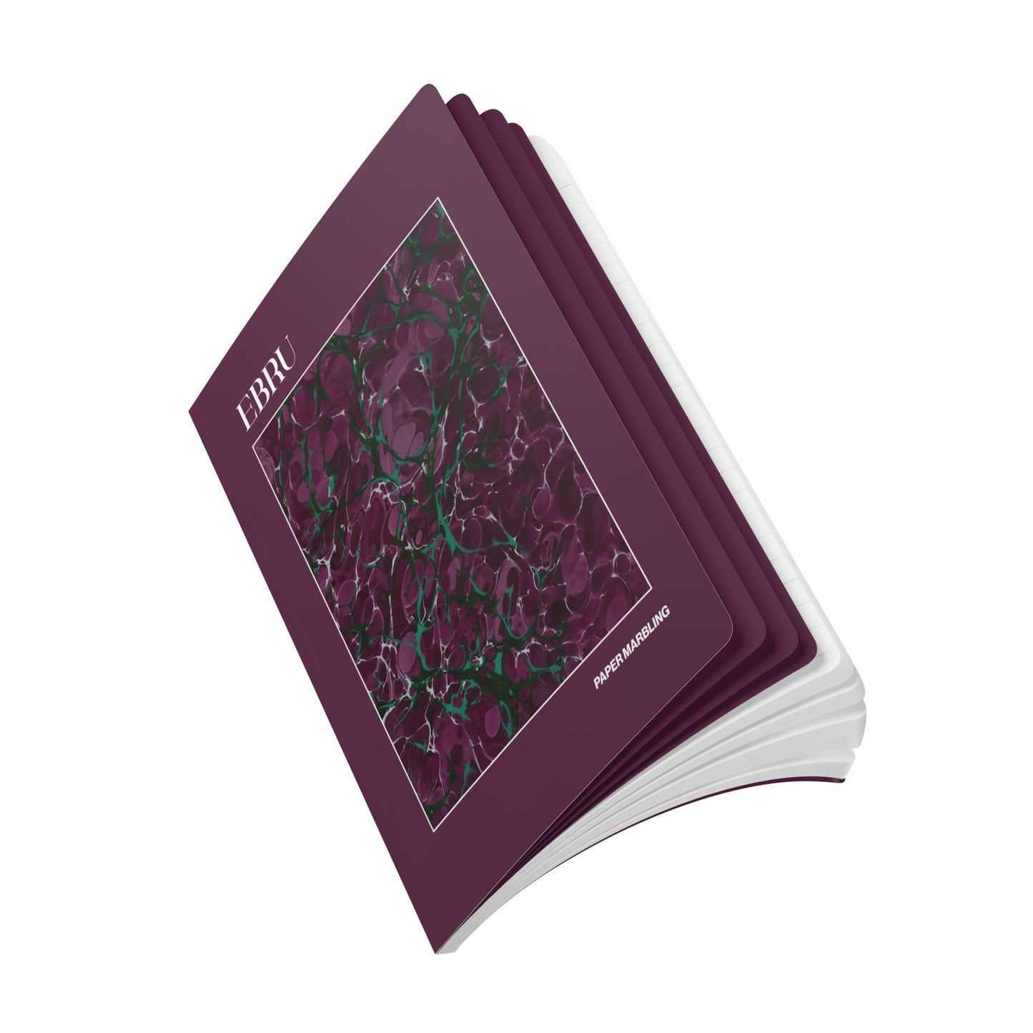 TD Ebru Plum Jade Edition - Softcover Journal