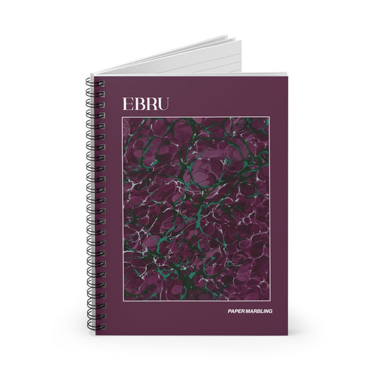 TD Ebru Plum Jade Edition - Spiral Notebook