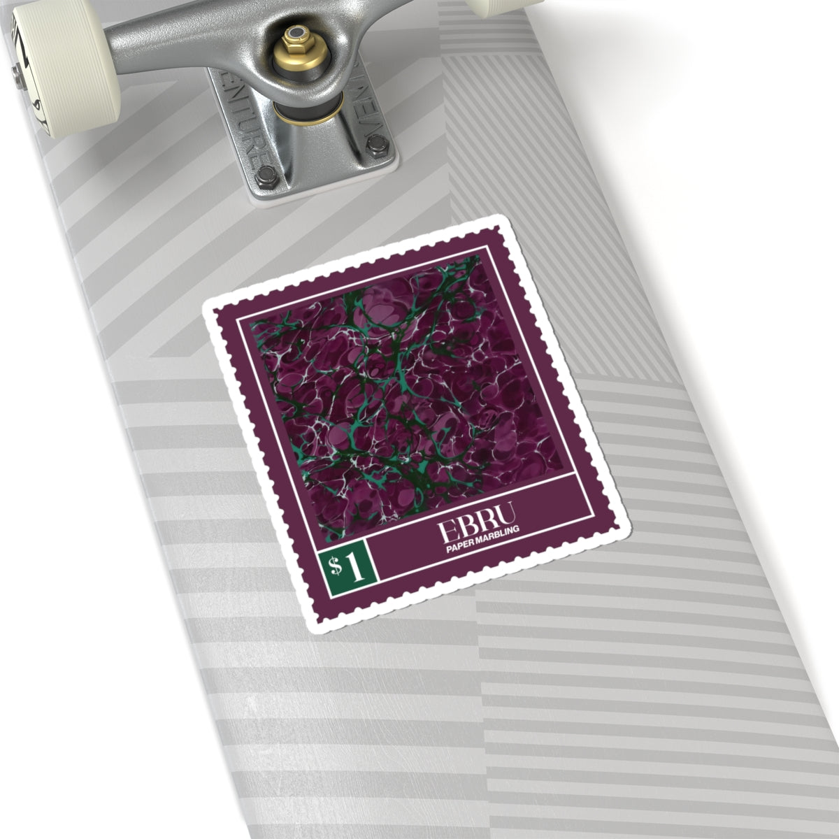 TD Ebru Plum Jade Edition - Kiss-Cut Stickers