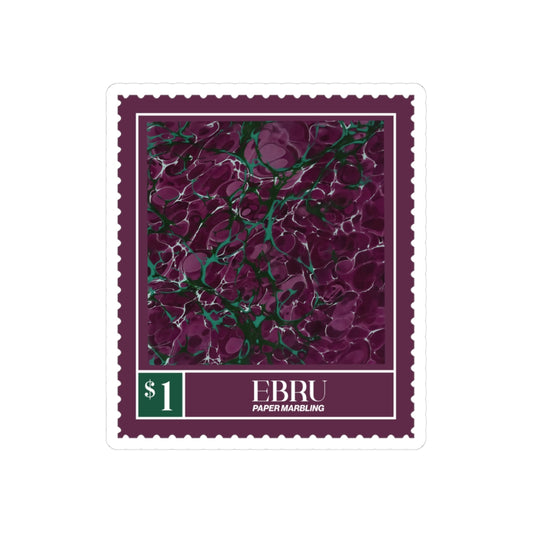 TD Ebru Plum Jade Edition - Kiss-Cut Stickers
