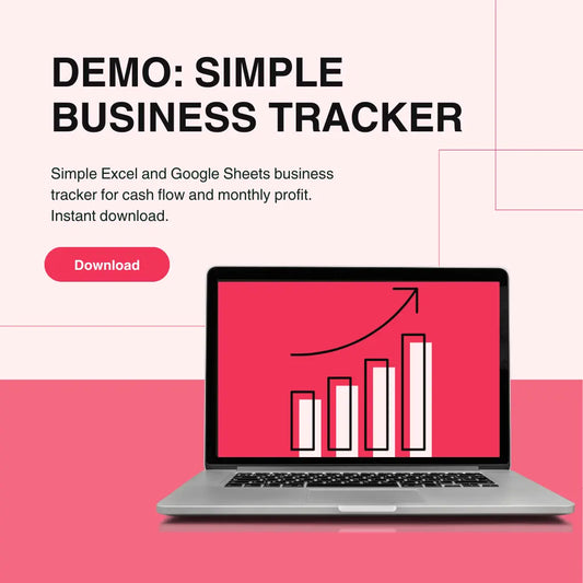 FREE DEMO — Simple Business Tracker (Excel + Google Sheets)
